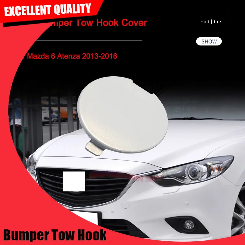 Car Front Bumper Tow Hook Cover Towing Eye Cap For Mazda 6 Atenza 2013-2016 GHP9-50-A11 GHP950A11
