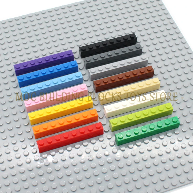 

MOC Parts 3008 Brick 1x8 Building Blocks Classics Accessories DIY Enlighten Architectural Design Toys Assembles Particles