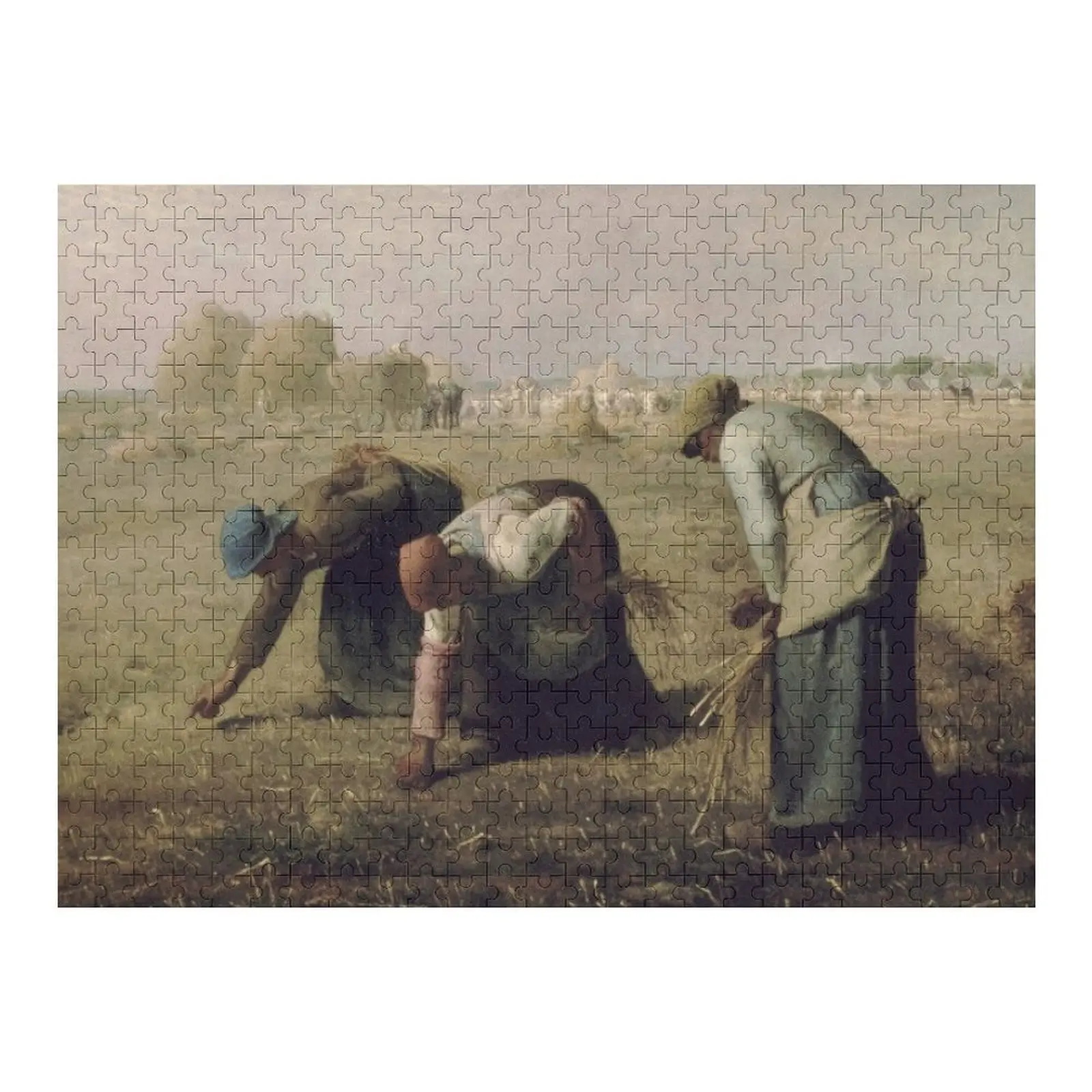 

Jean-Francois Millet's The Gleaners Jigsaw Puzzle Personalized Gift Married Woodens For Adults Puzzle