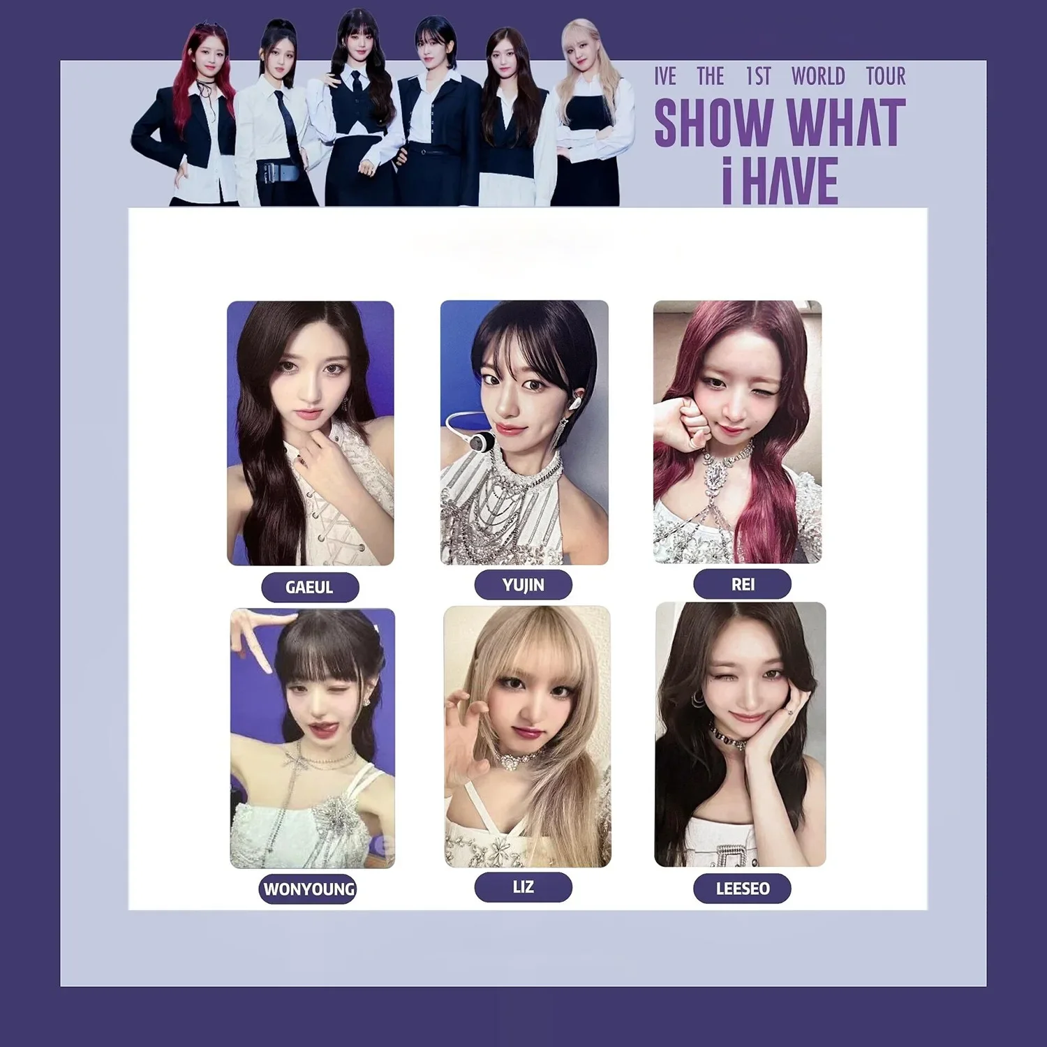 World Tour Concert Special Edition Card Small Card DVD Blu ray Commemorative Collection LEMO Card