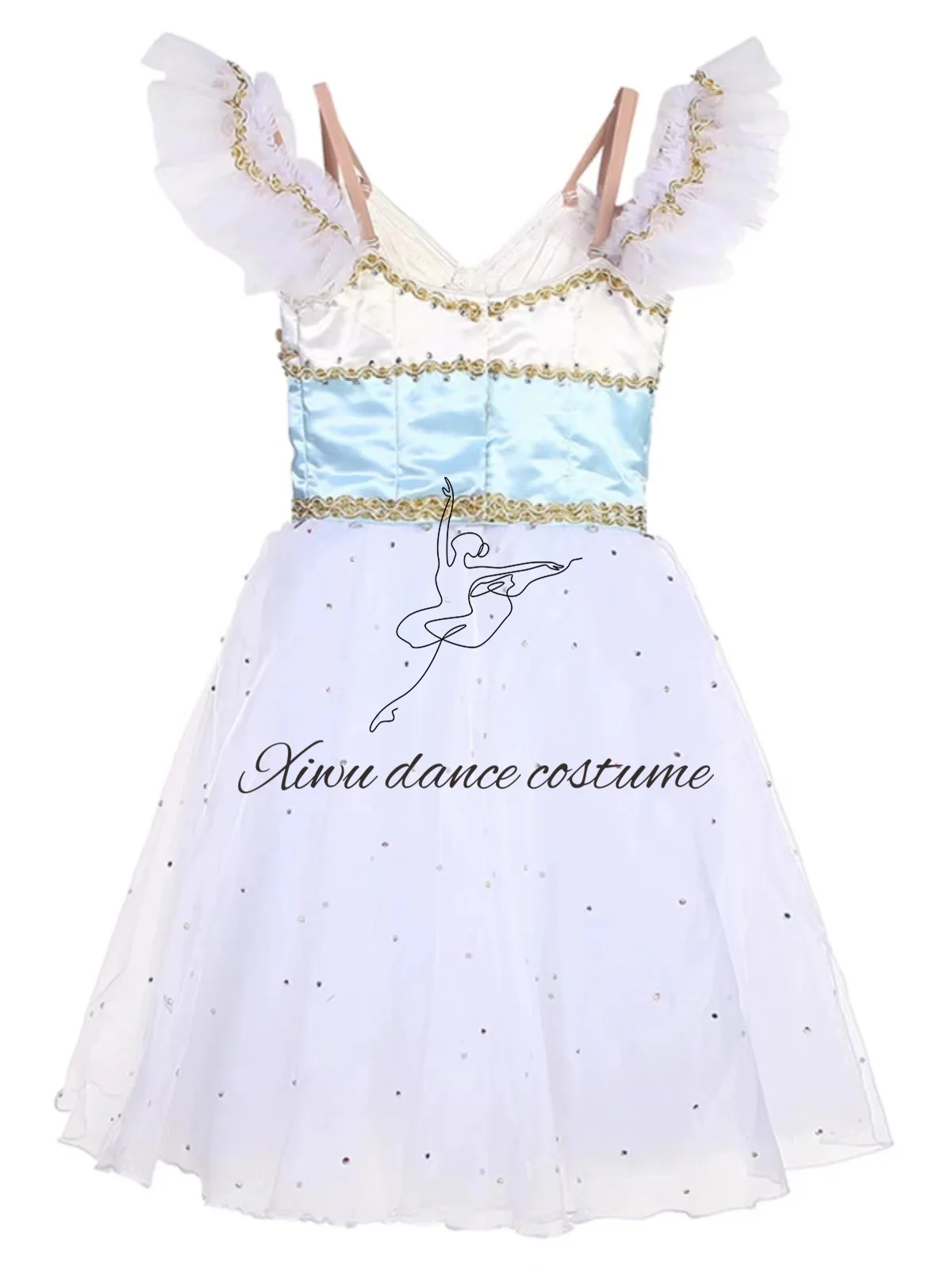 Customized Size, Customized Color, Children's and Girls' Performance Clothing, Modern Ballet Skirt