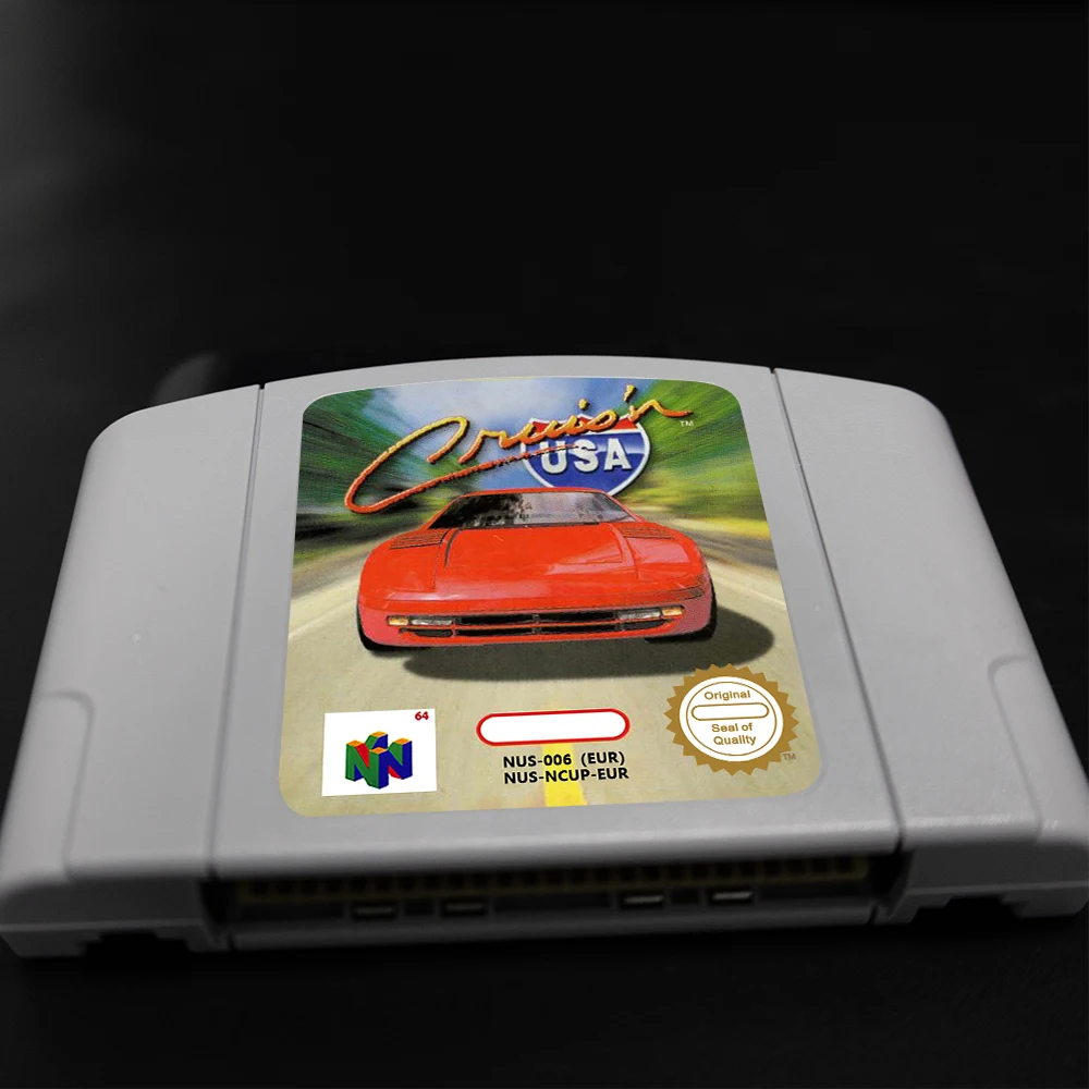 خرطوشة ألعاب Cruis'n USA لوحدات تحكم ألعاب 64 بت PAL EUR N64 #1