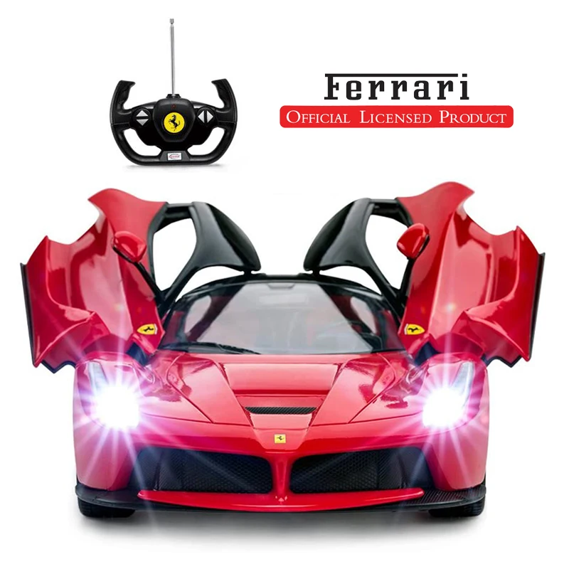 Ferrari LaFerrari RC Car 1:14 Scale Remote Control Car Model Radio Controlled Auto Open Door Machine Toys Gift for Kids Adults