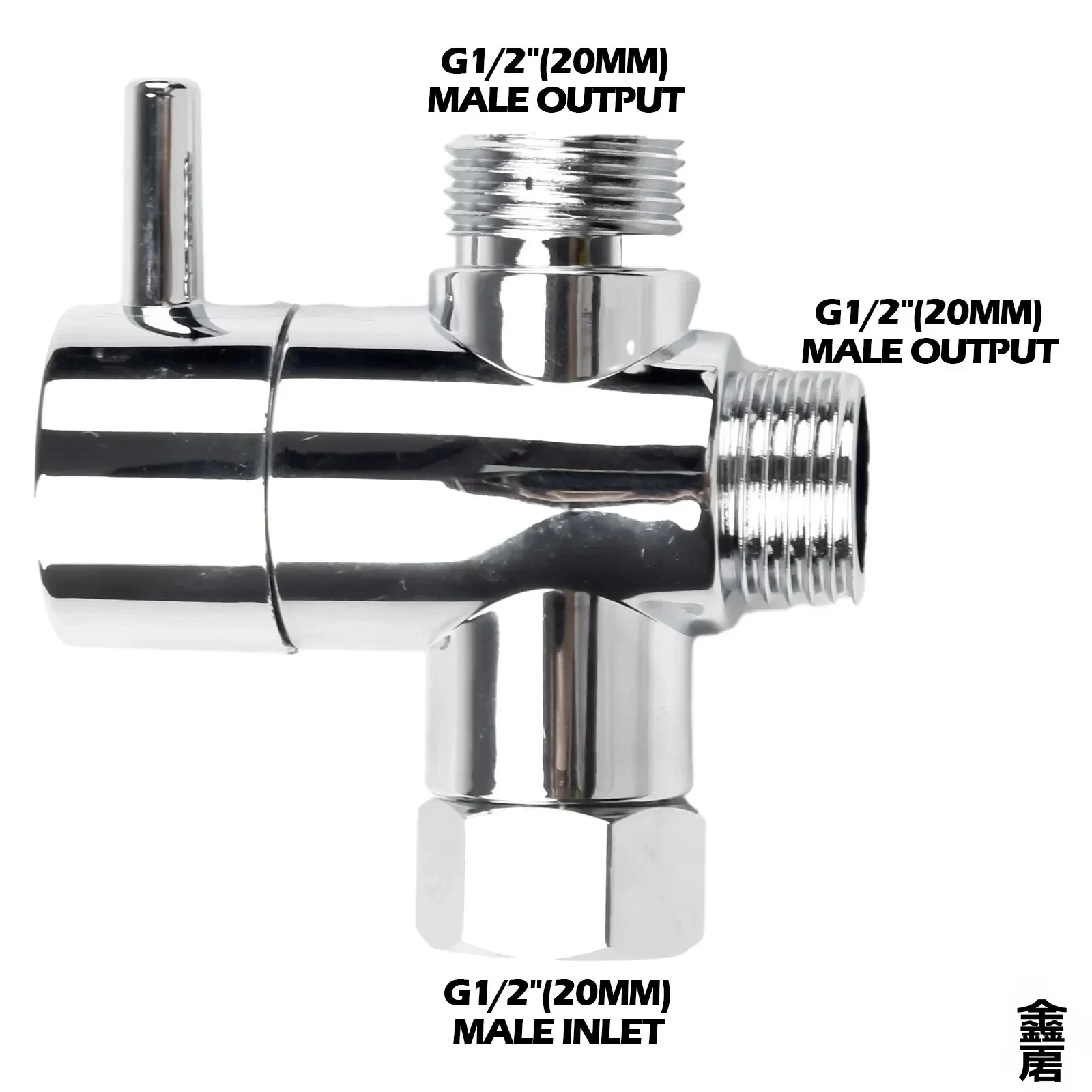 3 Way Shower Head Diverter Valve G1/2 Three Function Switch Adapter Connector Head faucet Bathroom Accessories 3 Way Shower Head - view 5