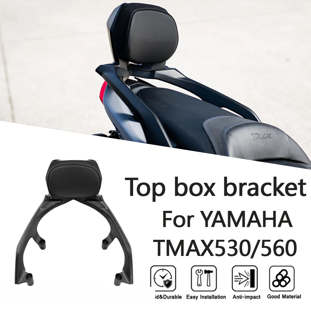 

MTKRACING Top Box Bracket For YAMAHA TMAX530 17-19 TMAX560 20-21 Rear Carrier Luggage Tailbox Fixer Holder Bracket Kit