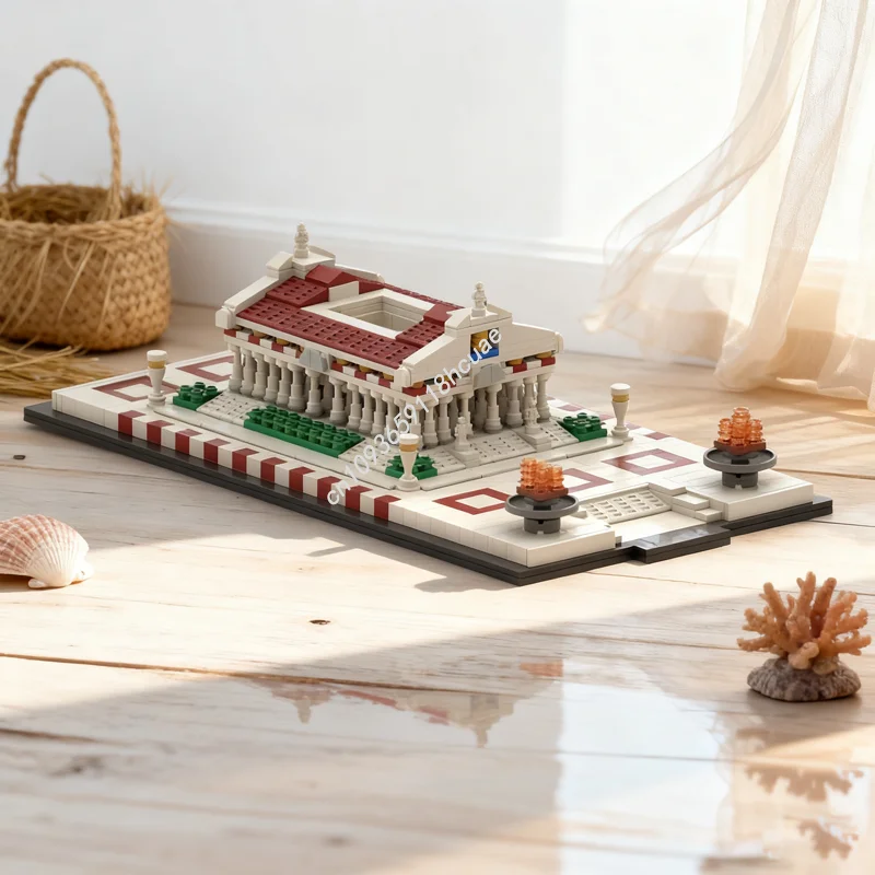 

1142 шт. MOC Temple Artemis Eph rating Model Строительные блоки Строительство Креативный рождественский подарок Идея Кирпич Детские игрушки День рождения