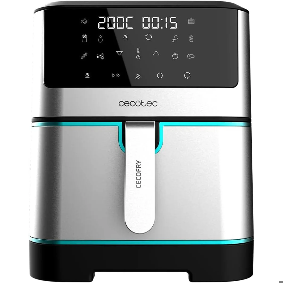 8L Cecotec Cecofry Supreme 8000 1800 W 10 menus Perfect Cook 30 °C 200 °C touch Control oil free air fryer