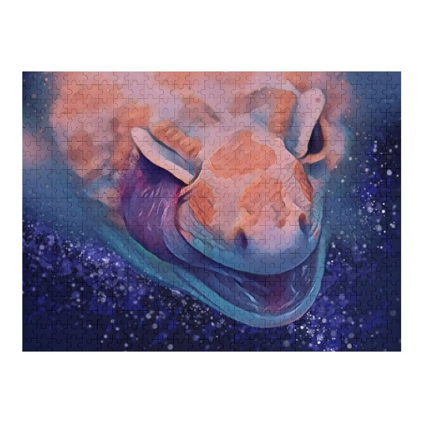 

Splatter gecko design Jigsaw Puzzle Photo Custom Personalized For Kids Personalized Toys Personalized Gift Ideas Puzzle