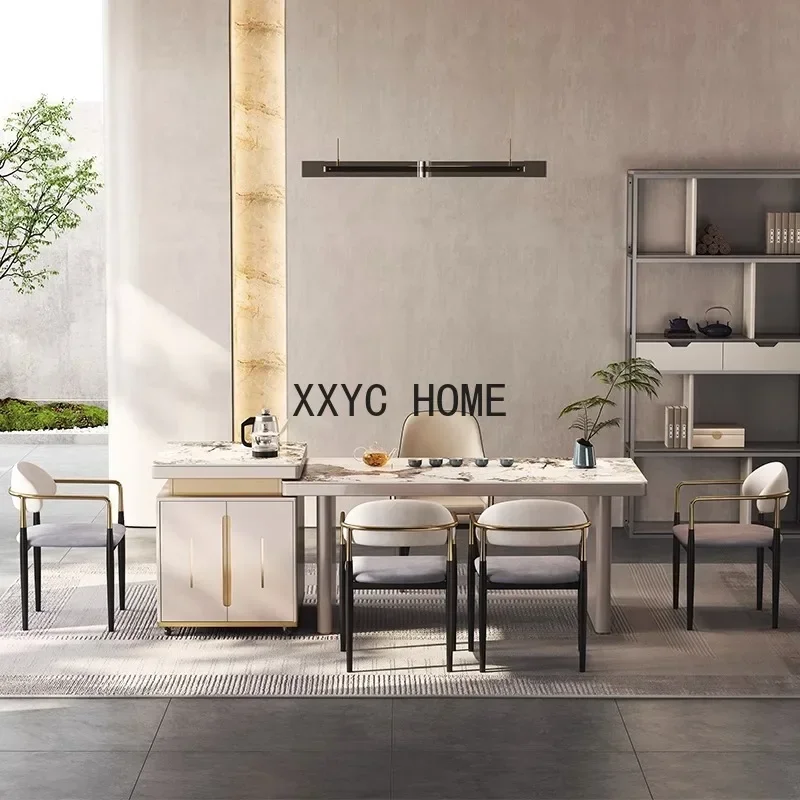 

Modern Minimalist Multi-Functional Home Living Room Office Integrated Tea Making Table