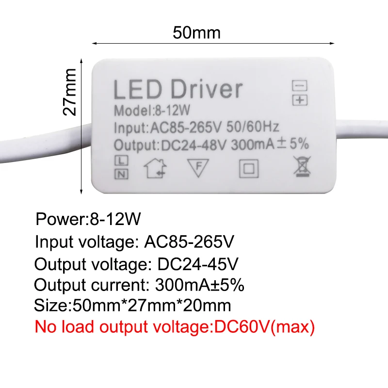 Led Driver 300mA 1W 3W 5W 7W 12W 18W 20W 25W 36W Voor Leds Voeding Unit AC85-265V Verlichting Transformers Voor Led Power Lights