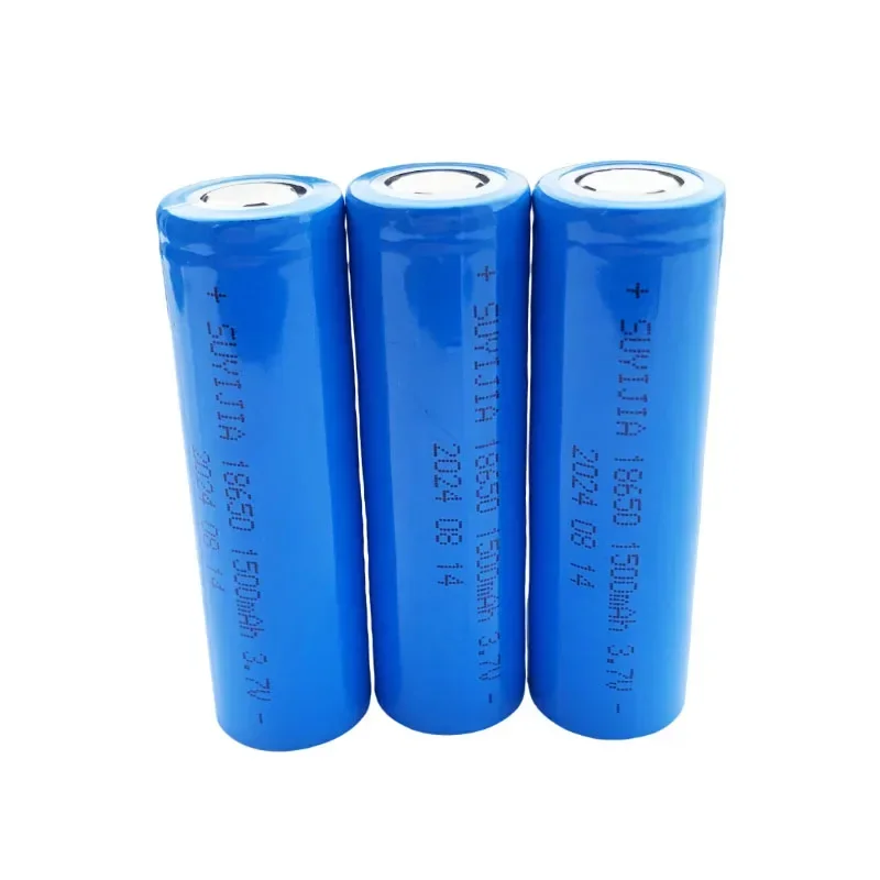 100% Original 18650 Battery 3.7V 1500mAh Li-ion Rechargeable Screwdriver Strong Flashlight Headlight Power Tools Batteries