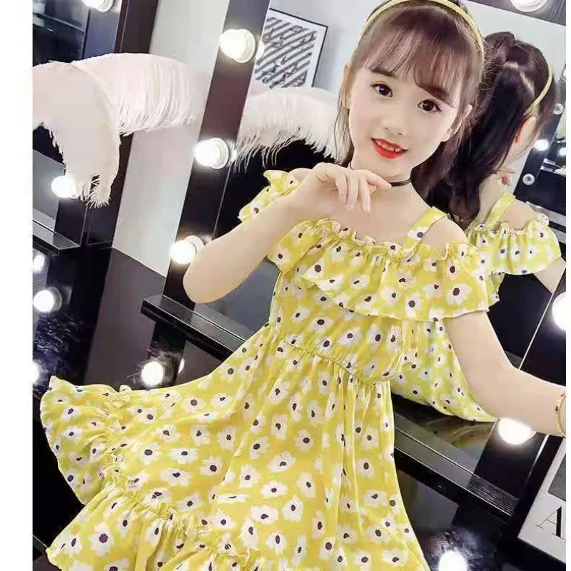 Girls Dress Summer New Floral Dress 2024 Girl Fashion Princess Dress Flower Girl Dresses for Weddings Kids Clothes 8 10 12 Years