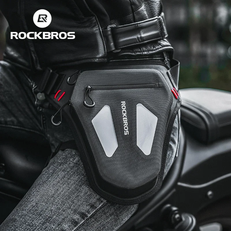 ROCKBROS Motorcycle Bags Men Women Motorcycle Waist Leg Bag Waterproof Bicycle Cycling Hip Belt Bag Outdoor Travel Shoulder Bags