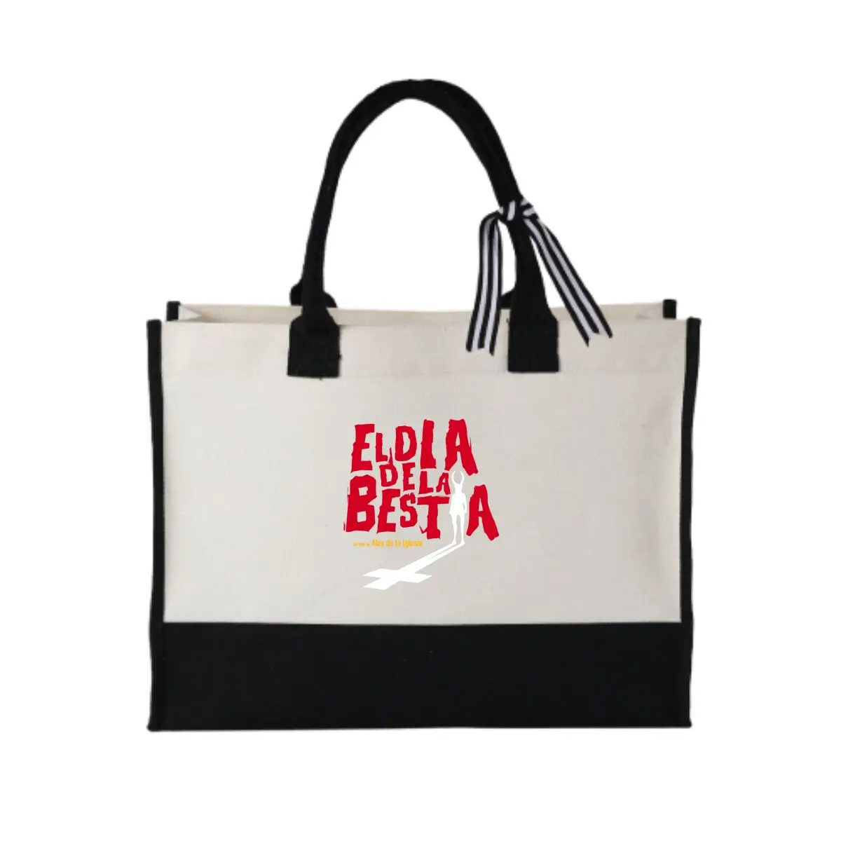 

Besta Text Shouts Passion Trendy Patchwork Canvas Tote for Street Style Outings