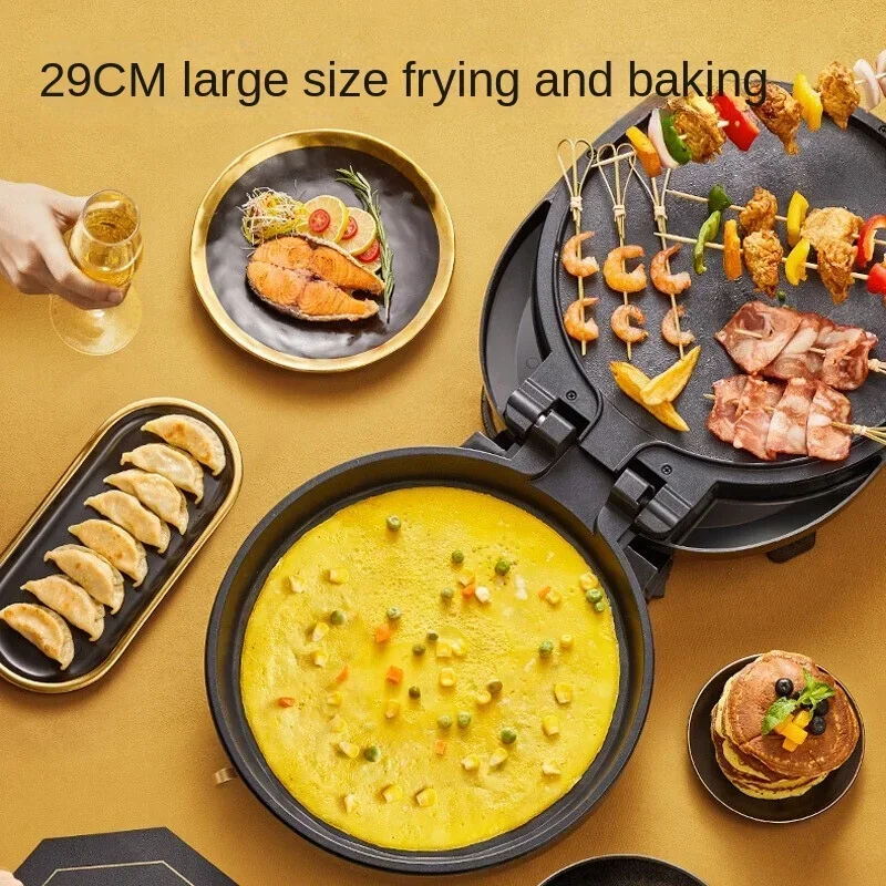 Electric Pancake Pan Household Increase Deepening Three Gear Temperature Control Suspended Baking Pan Pancake Pan