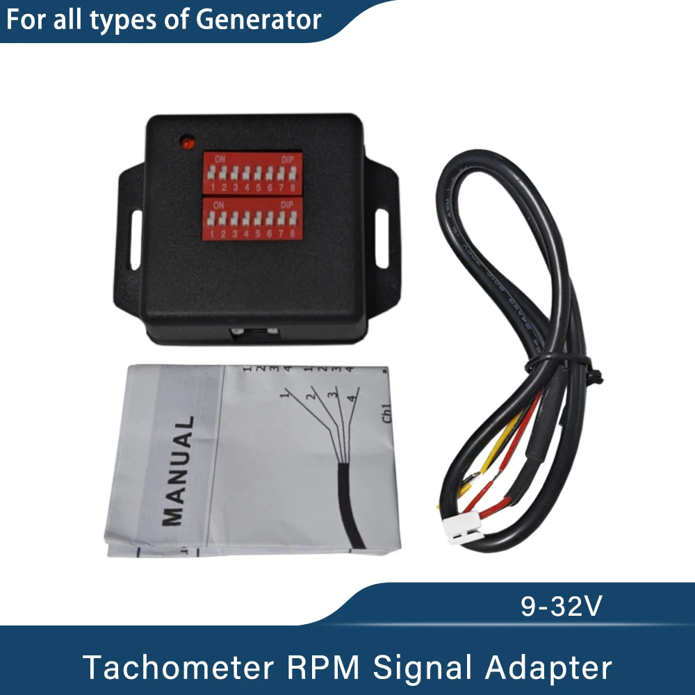 ELING Universal Tachometer Sender Adapter RPM Signal Compatible with all types of Generator 9-32VDC