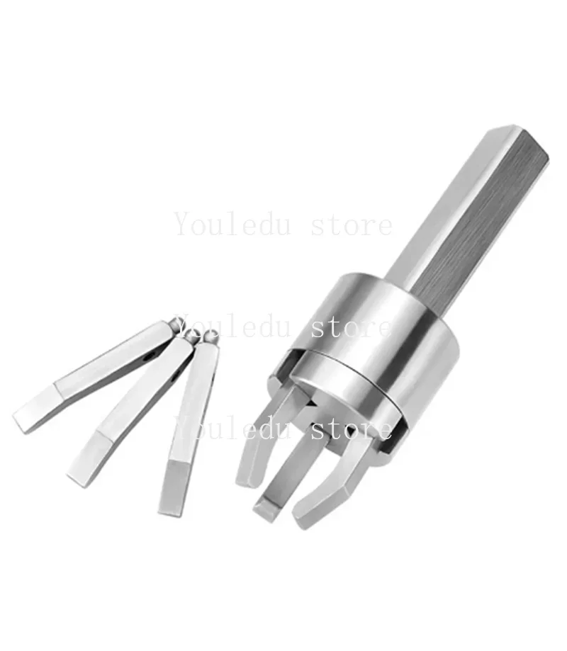 Three Claws Back Puller16/20/25/32mm Automatic Square Round Bar 3 Jaws CNC Lathes Back-Pull Extractor For Lathe Drawing Tool