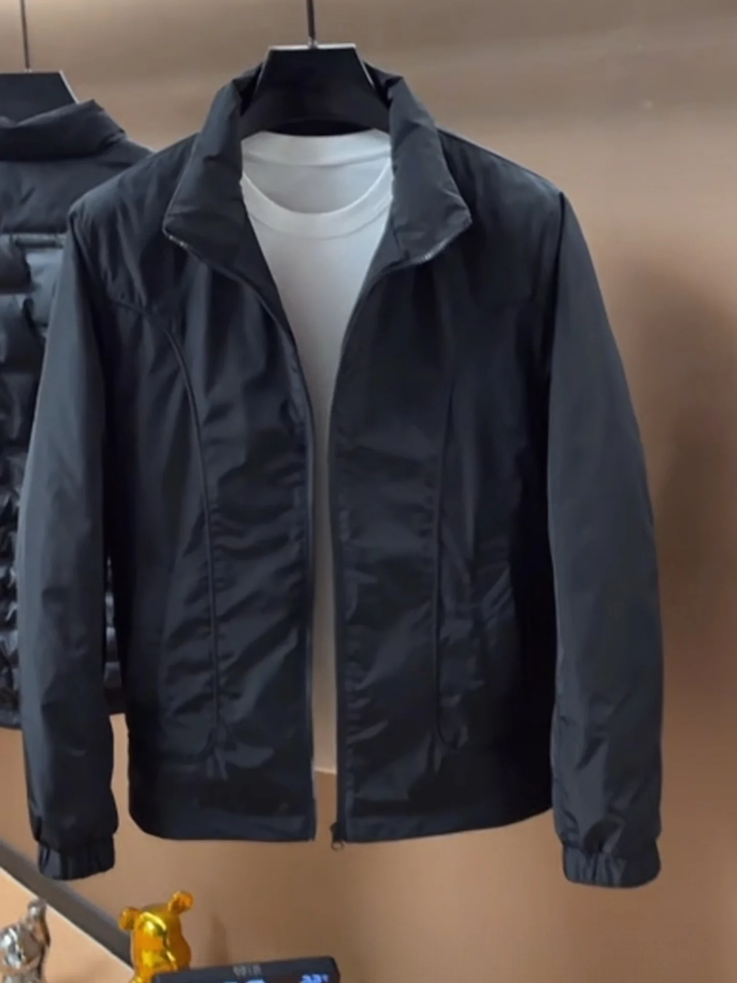 

Мужская зимняя куртка на молнии из хлопка, повседневная, с воротником-стойкой, класса люкс, высокого качества, простая, универсальная, для отдыха, верхняя одежда, пальто