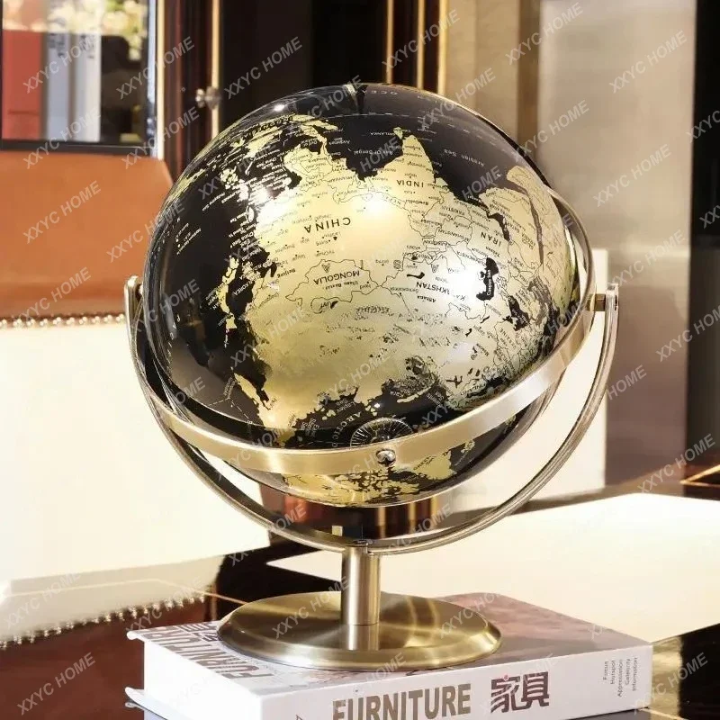A  Modern light luxury high-end globe ornament wine cabinet
