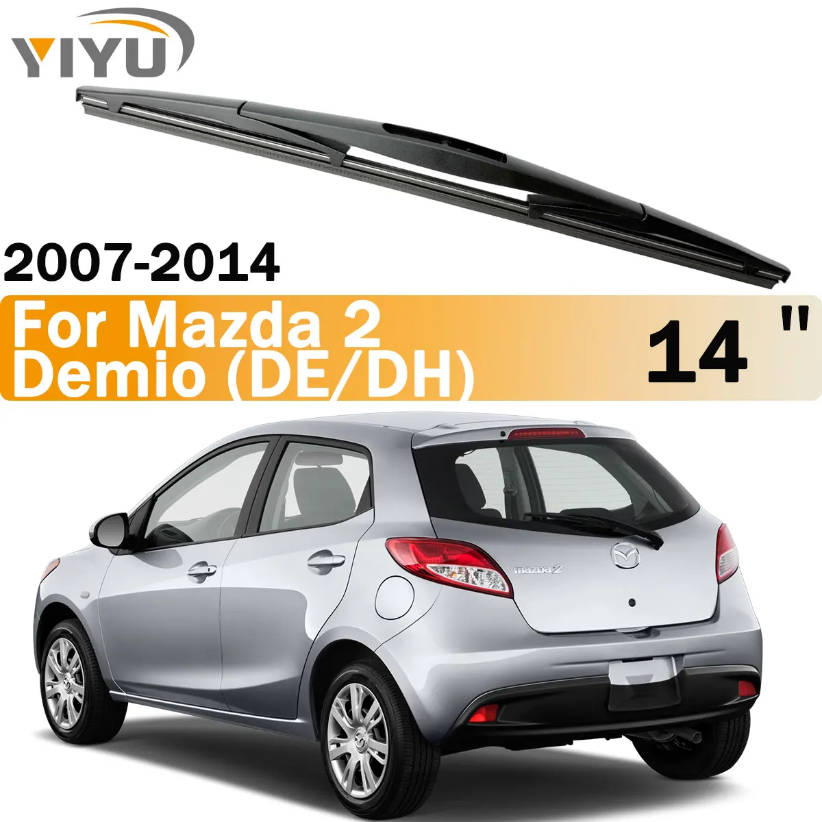 

14" Rear Wiper Blade For Mazda Mazda 2 Demio DE DH 2007-2014 Windshield Windscreen Rear Wiper Blade Car Accessories