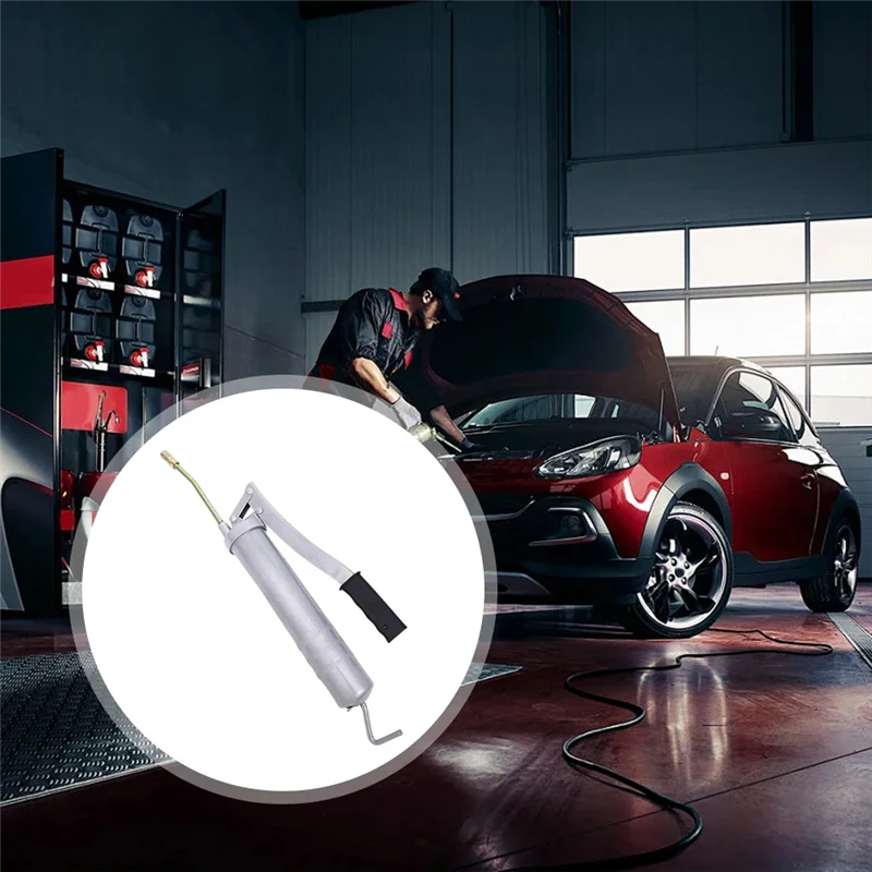 

ABVA-Ручной смазочный пистолет высокого давления 500 куб.см Ручной смазочный пистолет Ручной масляный пистолет Инструмент для впрыска масла