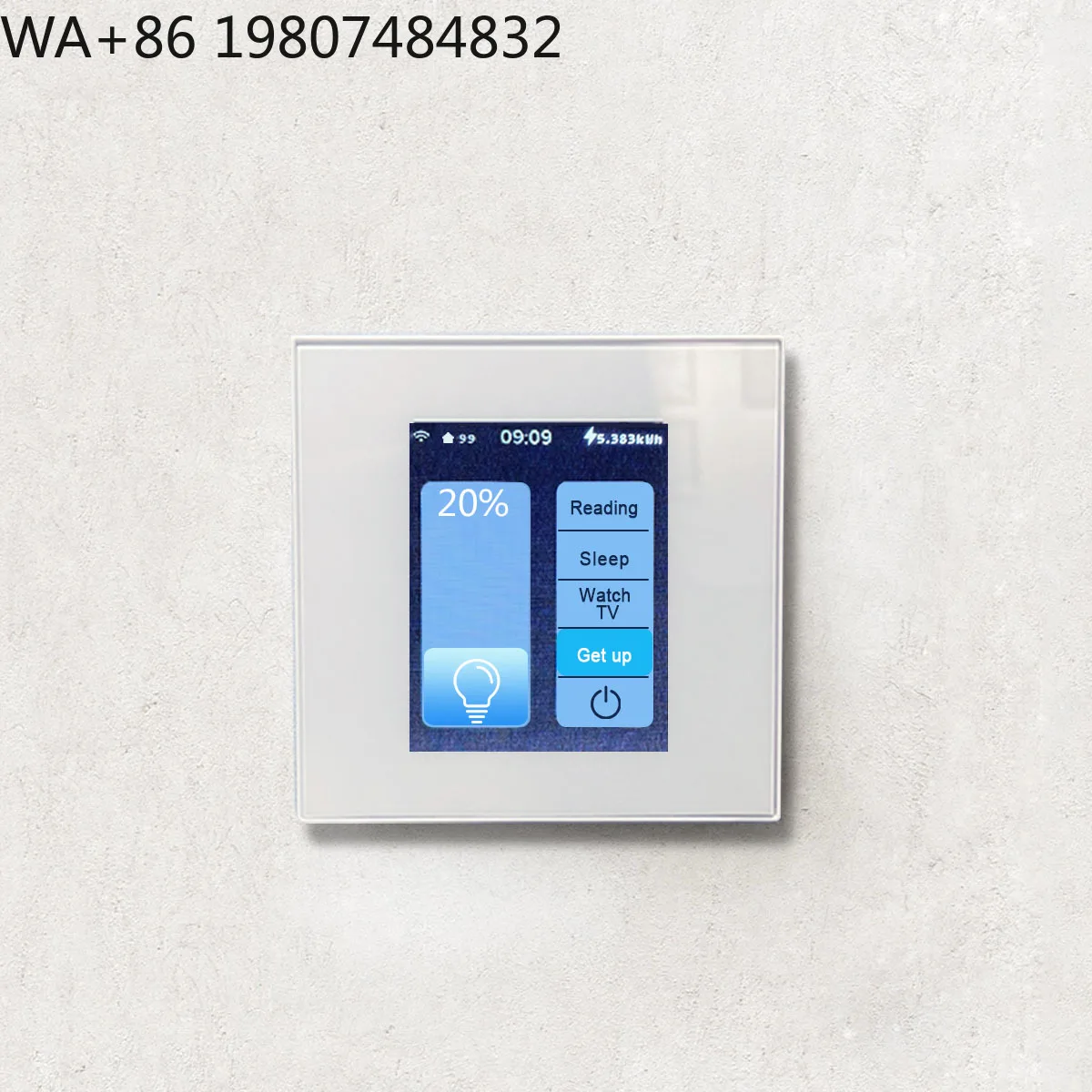 16A Daily Programmable WiFi Smart Knob Underfloor Warm Regulator Color Icon ℃ ℉ Display  App Voice Home Hotel HVAC Panel