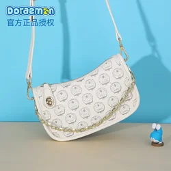 Doraemon-monederos y bolsos de mano con cadena para mujer, bolso de mensajero de un hombro, bolsos cruzados para niñas, envío gratis