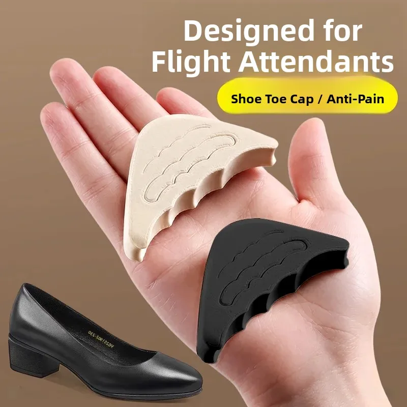Air Stewardess Special Pain Relief Ultra Soft High Heel Shoe Head Insert Half Size Pad Forefoot Pressure Relief Pad for New S...