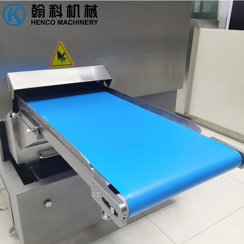 Prezzo di fabbrica Henco Tagliatrice elettrica per cubetti di verdure e carne Macchina per tagliare a dadini di maiale congelato/Dicer di manzo