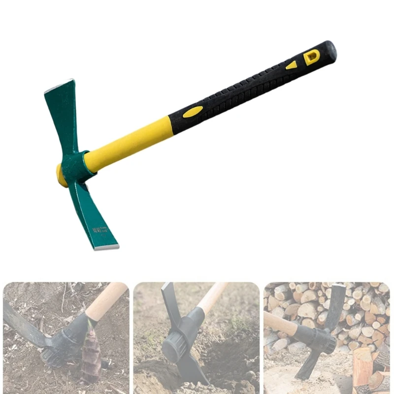 

Indispensable Garden Hoes Dual Headed Weeding Tool Portable Garden Hand Tool with Handle Hoe Garden Tools