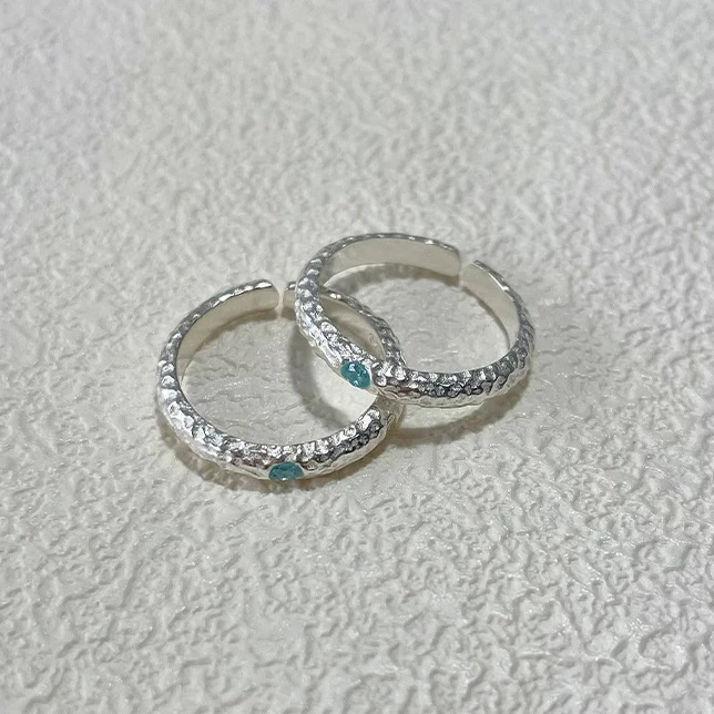 

PONYKISS 925 Sterling Silver Zircon Trendy Round Rings for Women Minimalist Opening Fine Jewelry Geometric Accessories