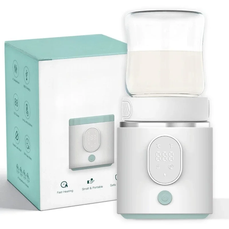 

Portable Travel Bottle Warmer Breast Milk or Formula N7 Wireless Bottle Warmer