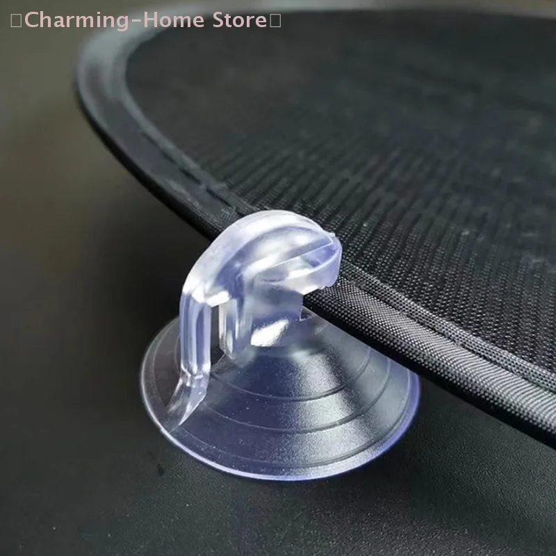 【M】10 Pcs Suction Cup Car Sunshade Car With Vacuum Strong Transparent Glass Suction