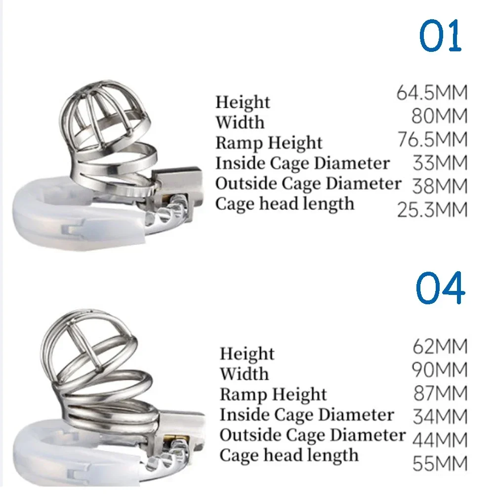 New Male Chastity Cage Hide Lower Body Adjustable Bondage Penis Lock SM Adult Erotic Toys Anti Cheating Lightweight Cock Ring18+