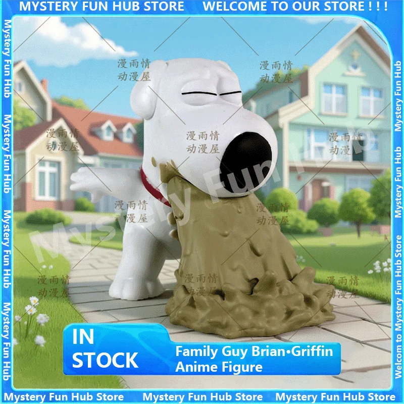 

Family Guy Brian·Griffin Anime Figure Vomiting Dog Interesting Figurine Statue Gk Model Doll Desktop Decor Toy Gifts For Friends