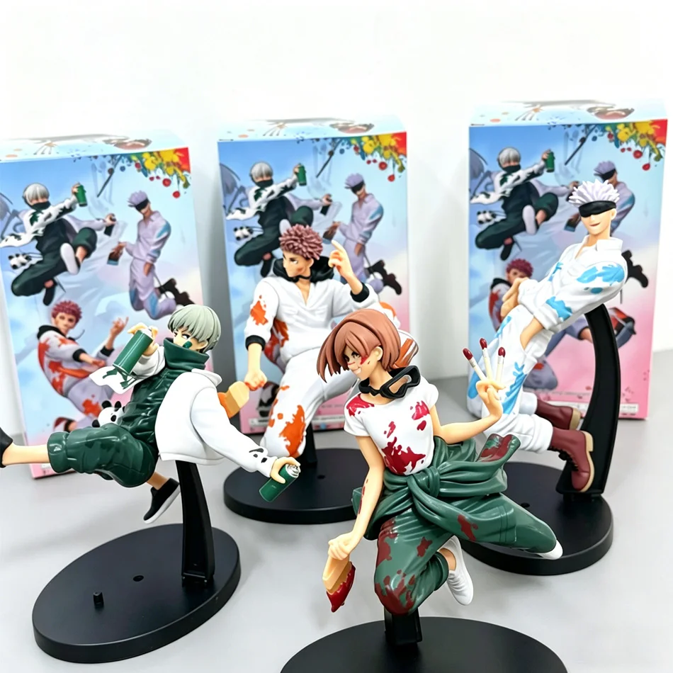 Neu auf Lager: Sega Graffiti Battle Jujutsu Kaisen Anime-Figur Fushiguro Megumi Kugisaki Nobara PVC-Actionfiguren Modell Cooles Spielzeug