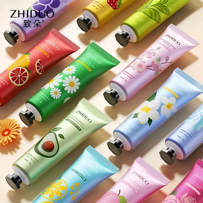 Fruit Plant Hand Cream Plant Fragrance Hand Lotion Hand Lotion Travel Size for Rough Hands Moisturizing  Care Cream for Men