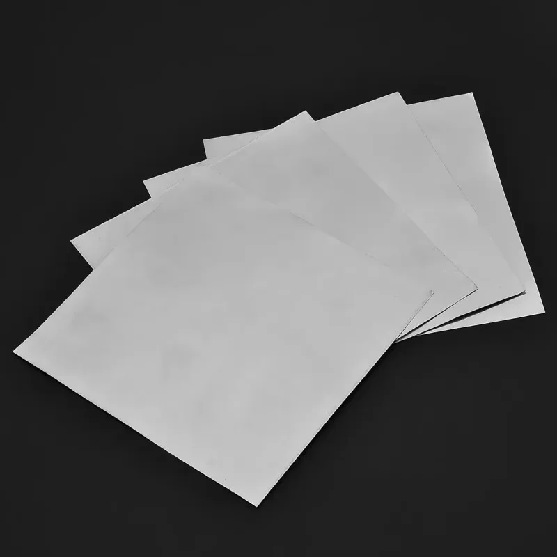 

5Pcs High Purity Zinc Plate Pure Zinc Sheet Plate For Science Lab DIY Physical Experiment Use140x140x0.2mm