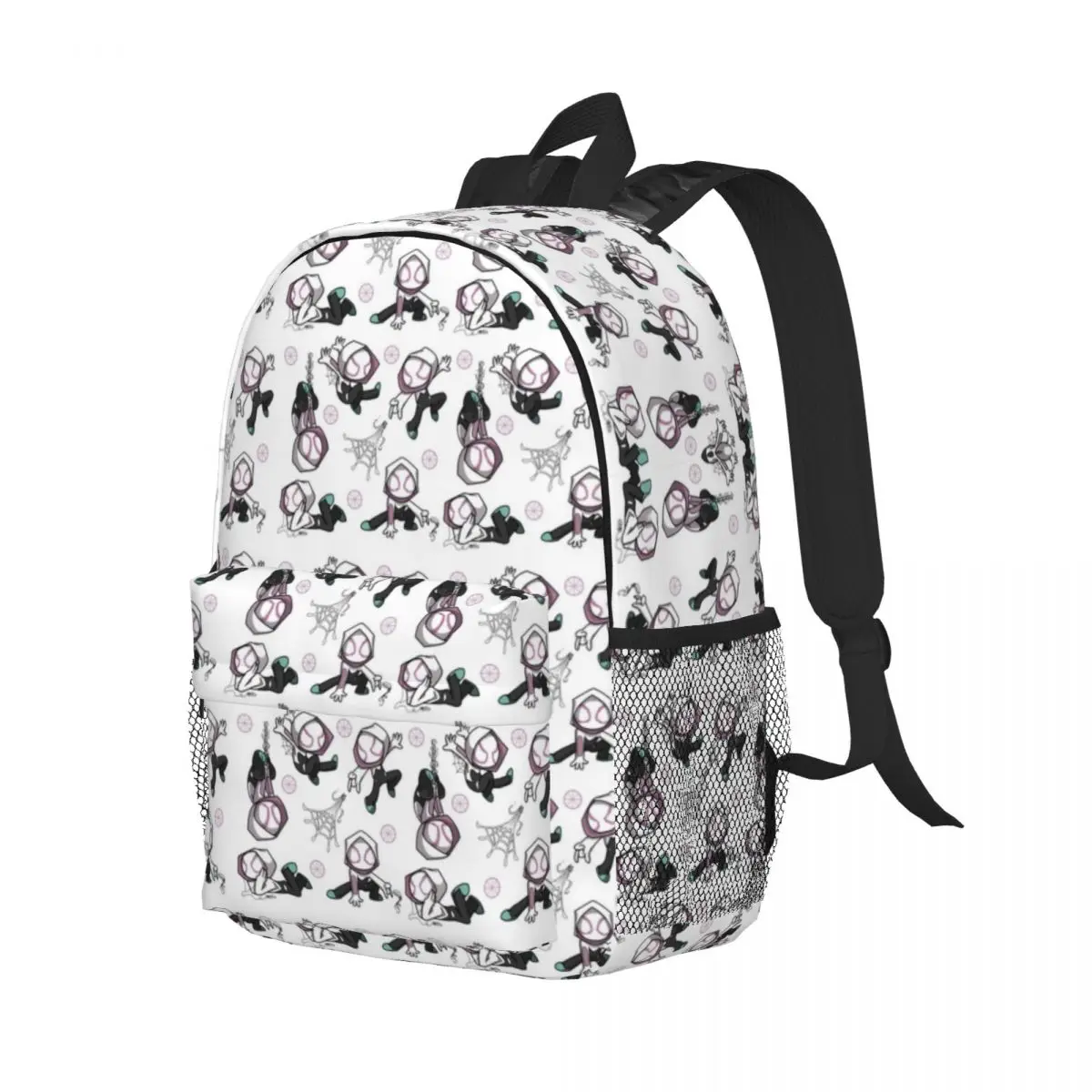 Spider Ghost für Mädchen und Jungen, große Kapazität, Studentenrucksack, leichter, wasserdichter Rucksack, 38,1 cm