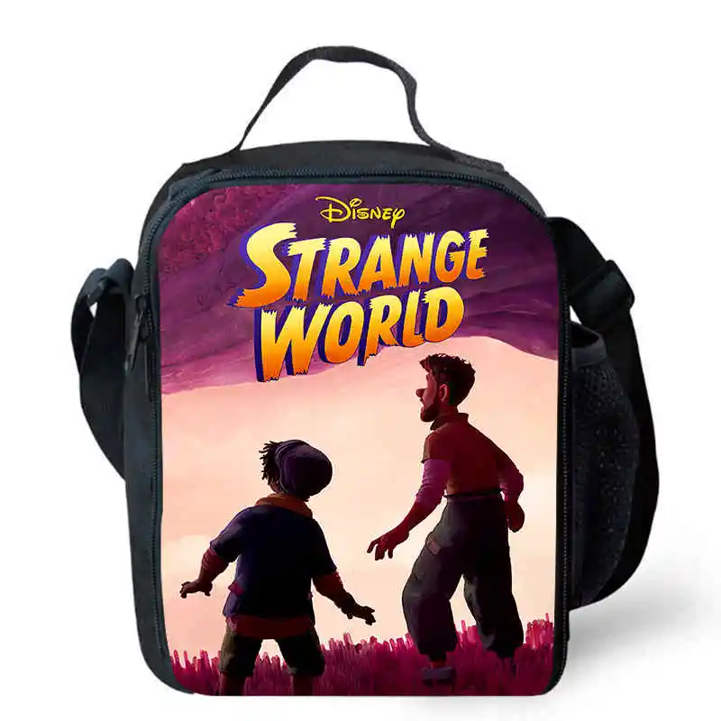 

Lunch bags for Child,Cartoon Strange world School Picnic Bag for Girl Boy,Large Kids Insulation Cooler Bag for Aged 4-10 years