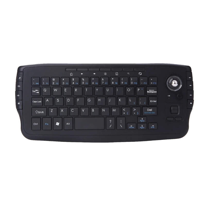 

Wireless Keyboard with Trackball Mouse 2.4G Air Mouse Multimedias Ergonomics Keyboard for PC Laptops Desktop