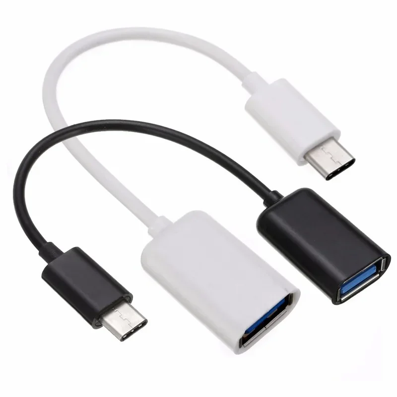 Type-C Male To USB Female OTG Data Sync Converter Adapter Cable For IPhone IPad Universal USB C3.1.0 Glossy Type-C