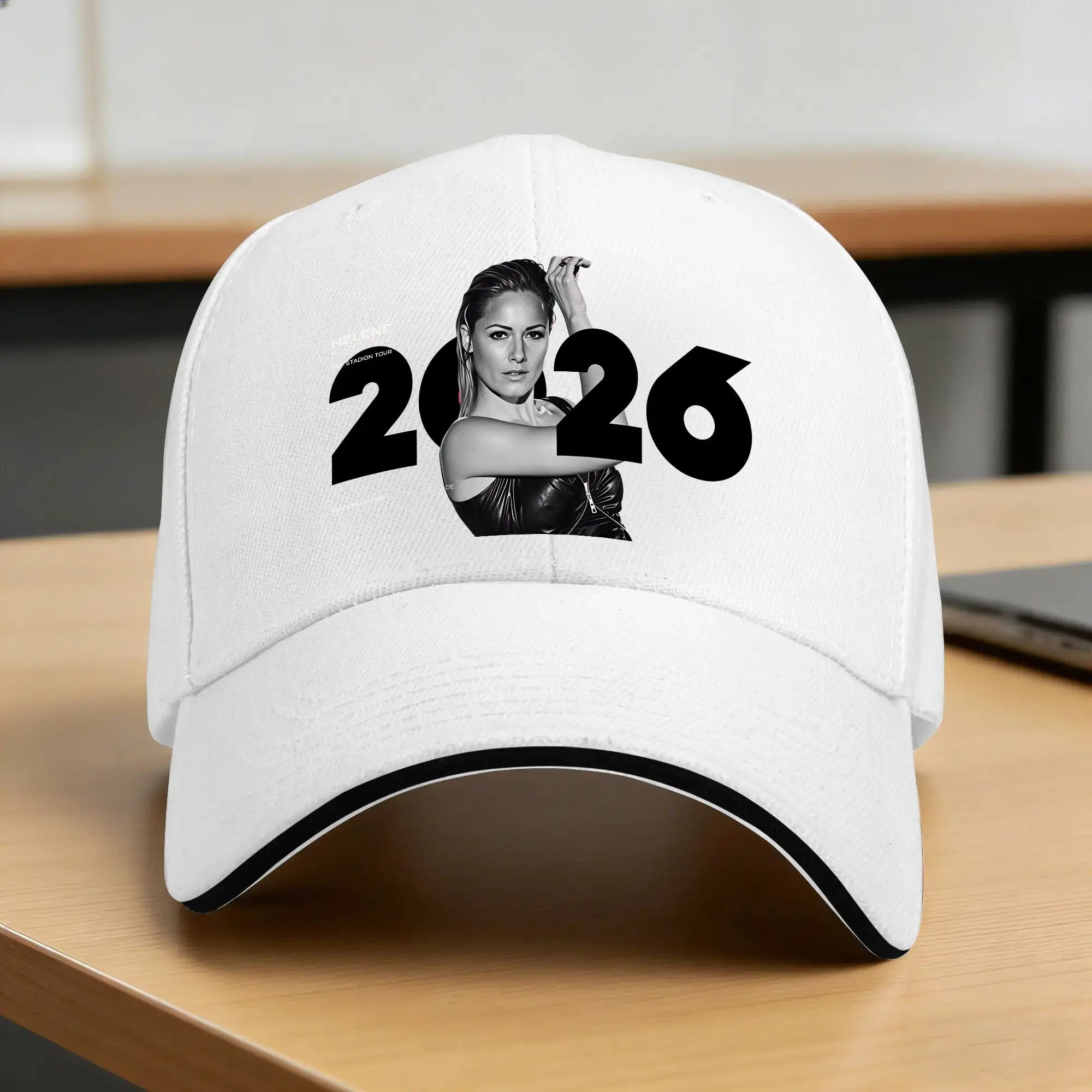 H-Helene Fischer 360 °   Boné Casual para Estádio, Boné Trucker para Esportes ao Ar Livre, Boné Snapback Unissex com Proteção Solar para o Verão