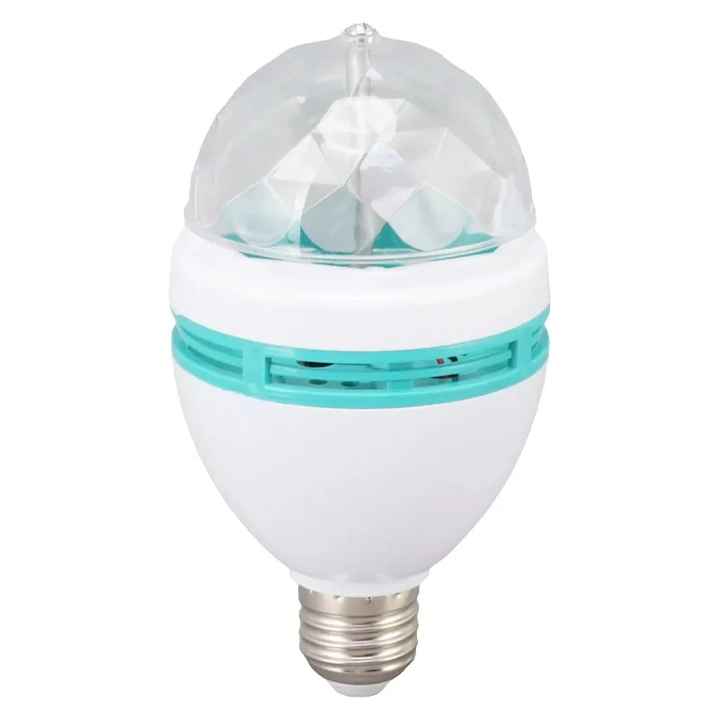 

85-260 В с автоматической сменой, высокая безопасность E26, основание для дня рождения, светодиодная стробоскопическая лампа RGB, широко используемая танцевальная лампочка