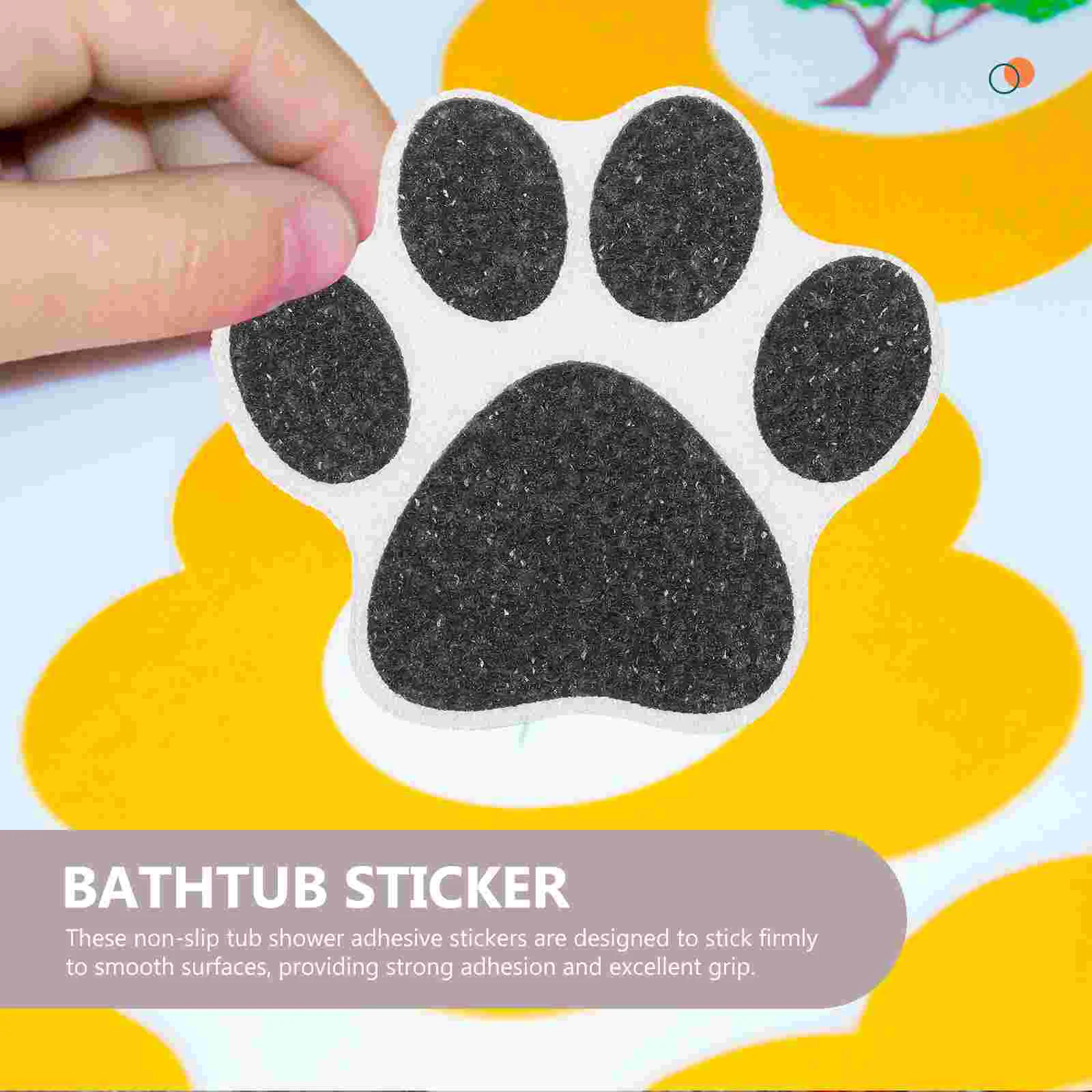 10 Pcs Footprint Anti-slip Stickers Animal Bath Mat Shower Grip Non Tub Non-slip for Adults Peva Tomorrow Baby Toddler