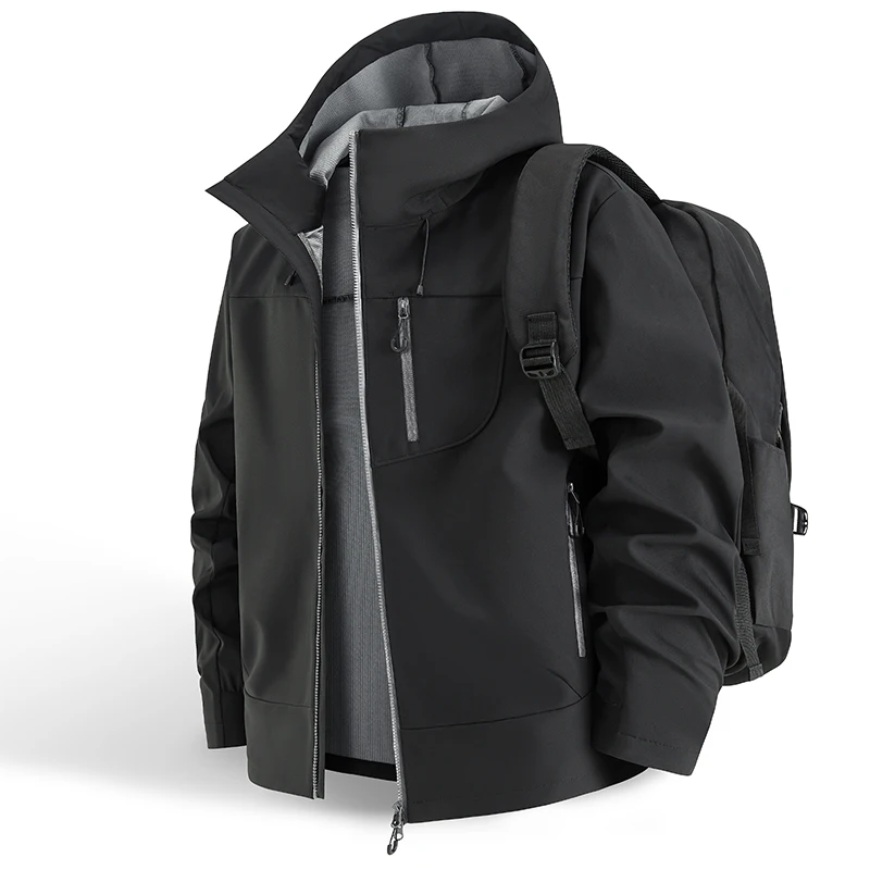 

Осенний новый парный пуховик из мягкой оболочки, высококачественное модное брендовое ветрозащитное и водонепроницаемое пальто для альпинизма