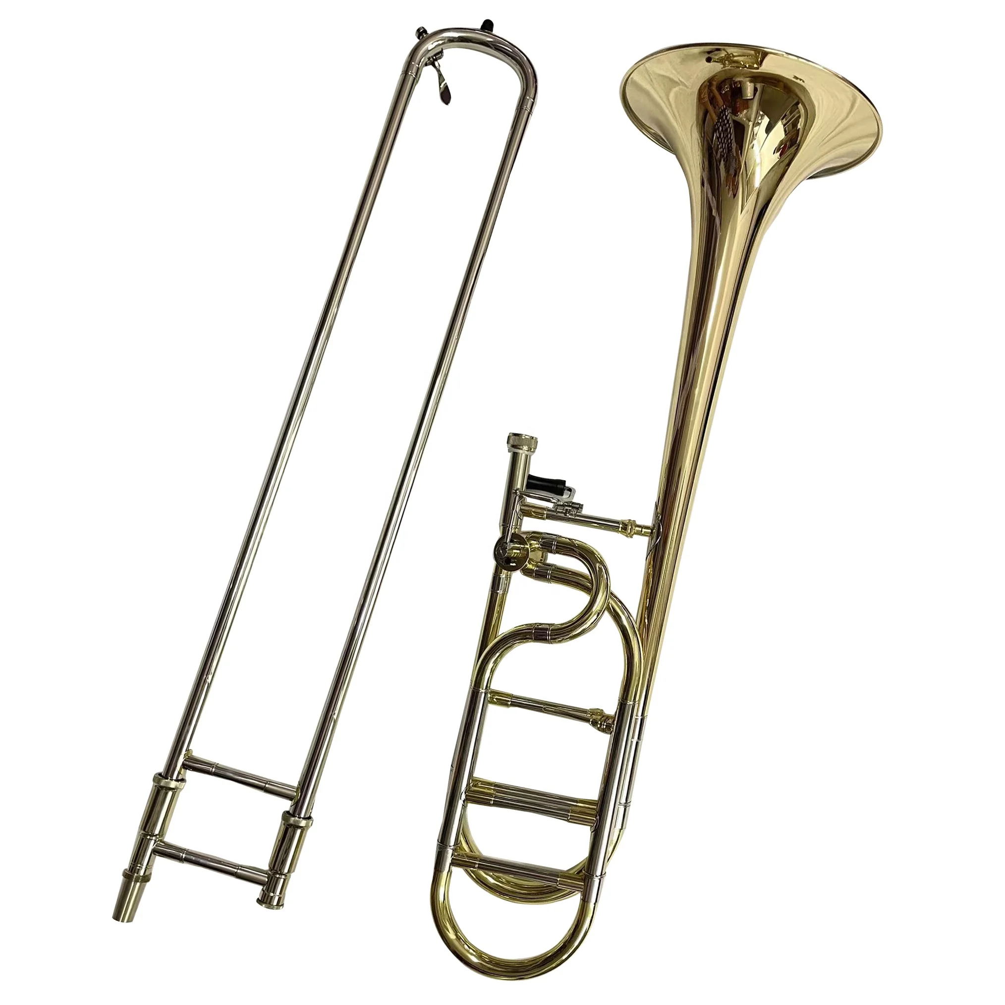 Rose Brass Professional Tenor Trombone Wind Instrument For Student Beginner Exam Band Orchestra Ensemble Stage Music Performance