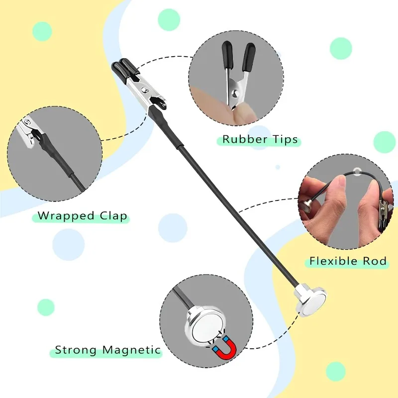 Magnetic Flexible Alligator Clips, Model Painting Stand Holder