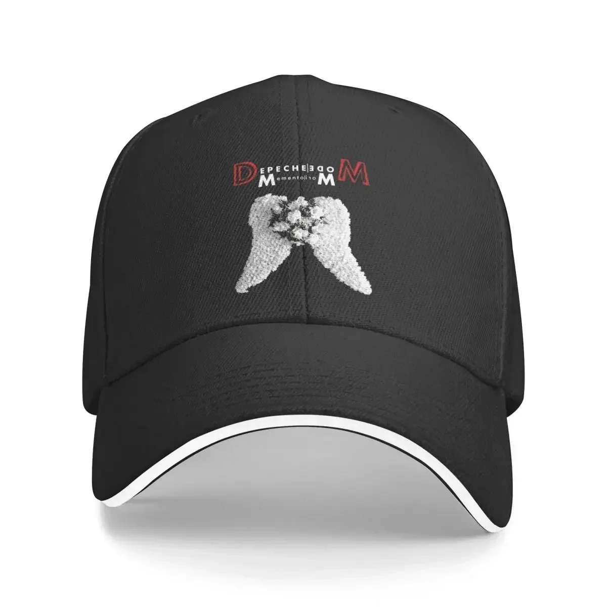 DM White Wings Baseball Caps Casual Depeches Mode Sandwich Caps for Men Women Adjustable Headwear Outdoor