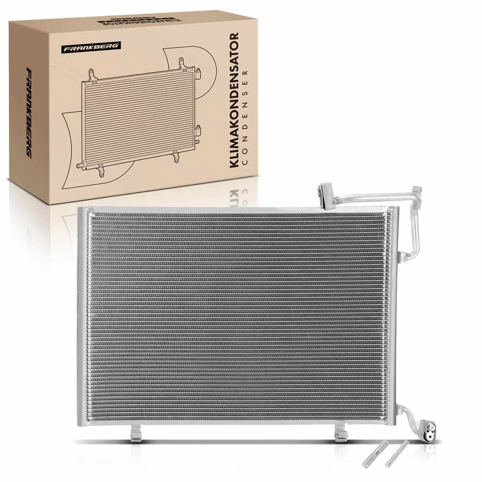 Frankberg 1x Condensateur de climatiseur pour Ford B-Max JK Fiesta VI CB1 CCN 1.0L 940285C1B119710BA 1756411 1822534 C1B119710BC